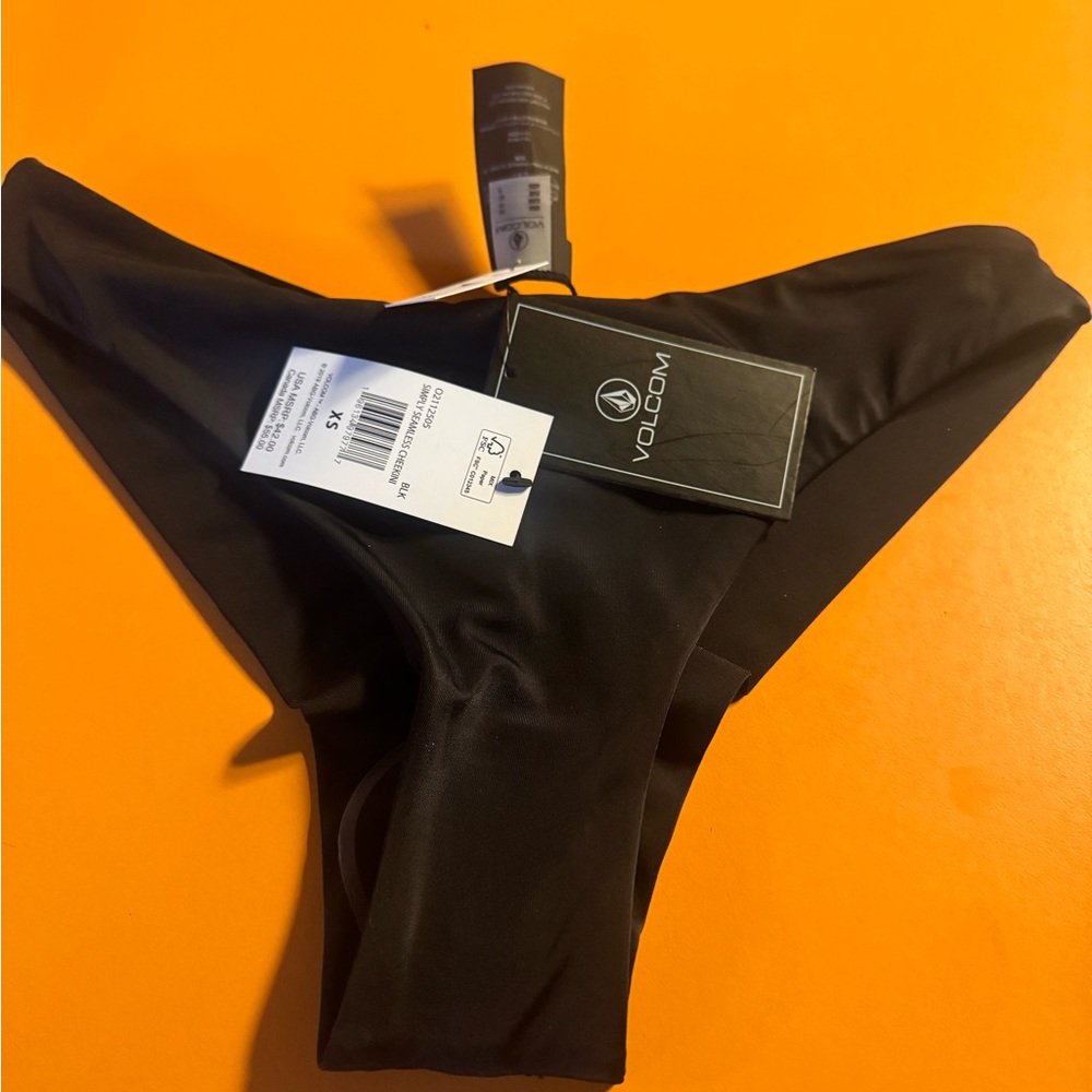 NEW Volcom Classic Black Swim Bottom